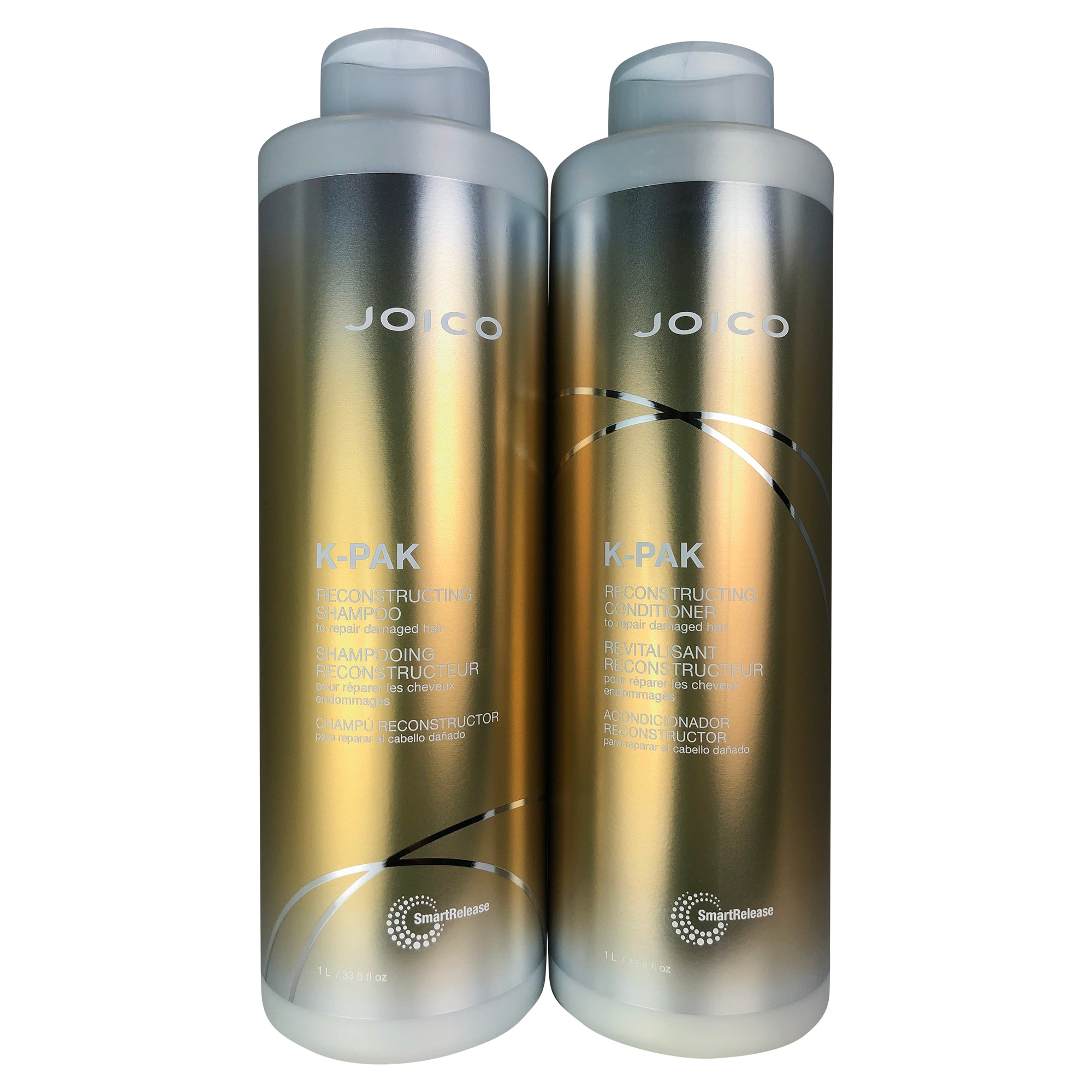 Joico K-PAK Damaged Hair's Hero Reconstructing Shampoo & Conditioner Duo 33.8oz Each